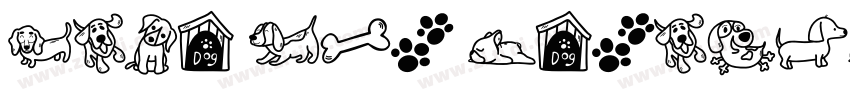 Cute Dog Regular字体转换